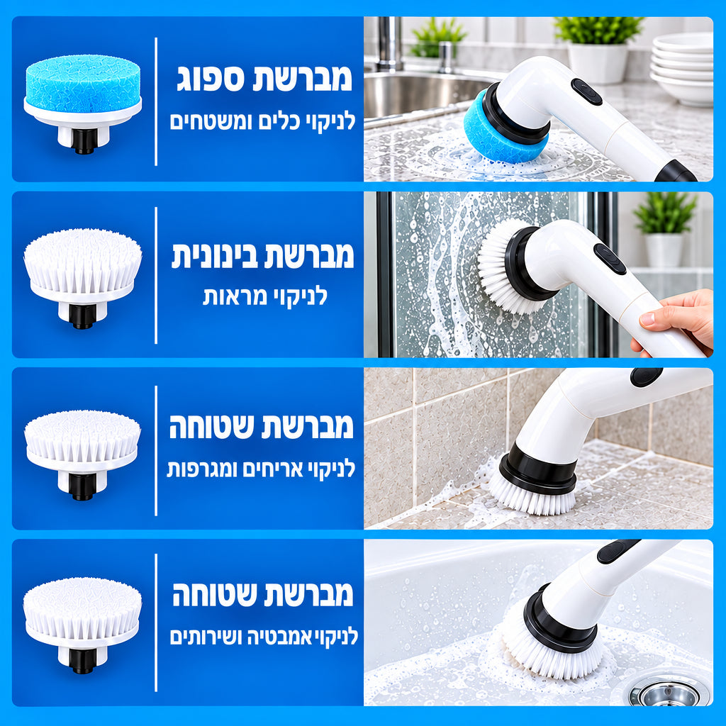 המקרצף החשמלי שיעשה לך את החיים קלים יותר!!!!