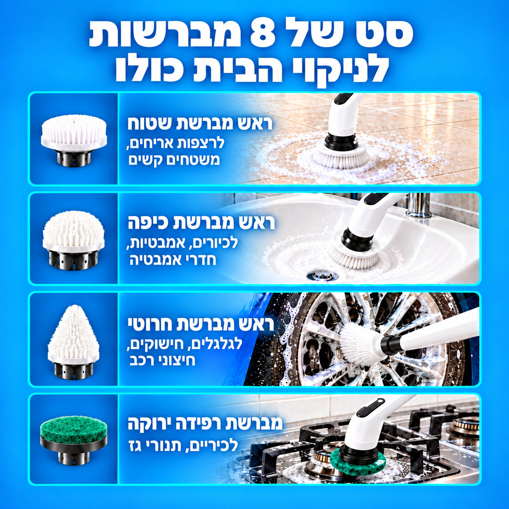 המקרצף החשמלי שיעשה לך את החיים קלים יותר!!!!