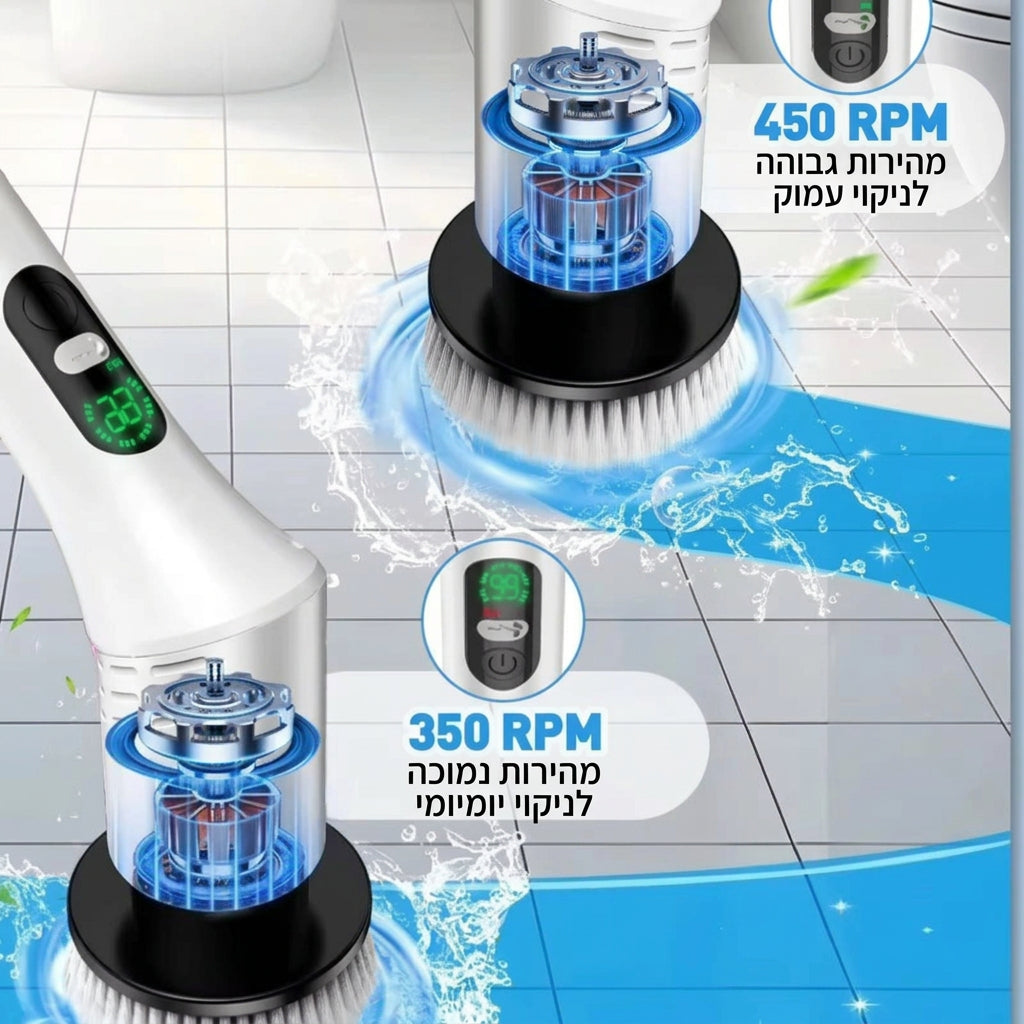 CleanMax – המקרצף החשמלי לניקוי יסודי בבית!!!